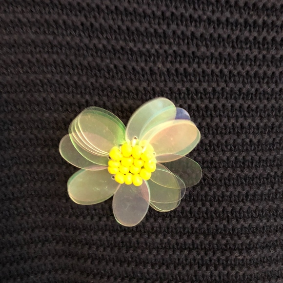 Zara sweater with flowers applications for girls - Picture 3 of 6